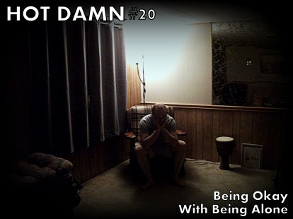 Sad man makes sad face.