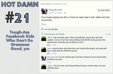 Apparently, this slang is an example of Jamaican Patois. Did I mention that these kids are white?