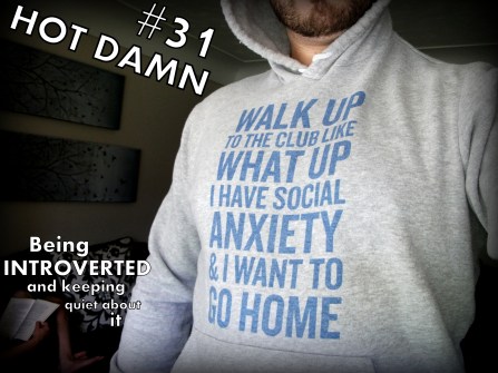 This sweater is a little TOO on the nose . . .